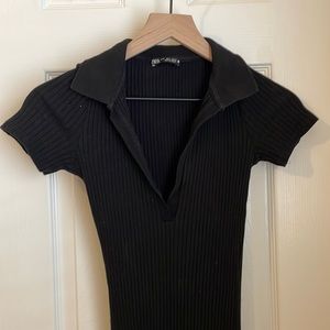 Zara Knit Midi Dress